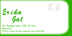 erika gal business card